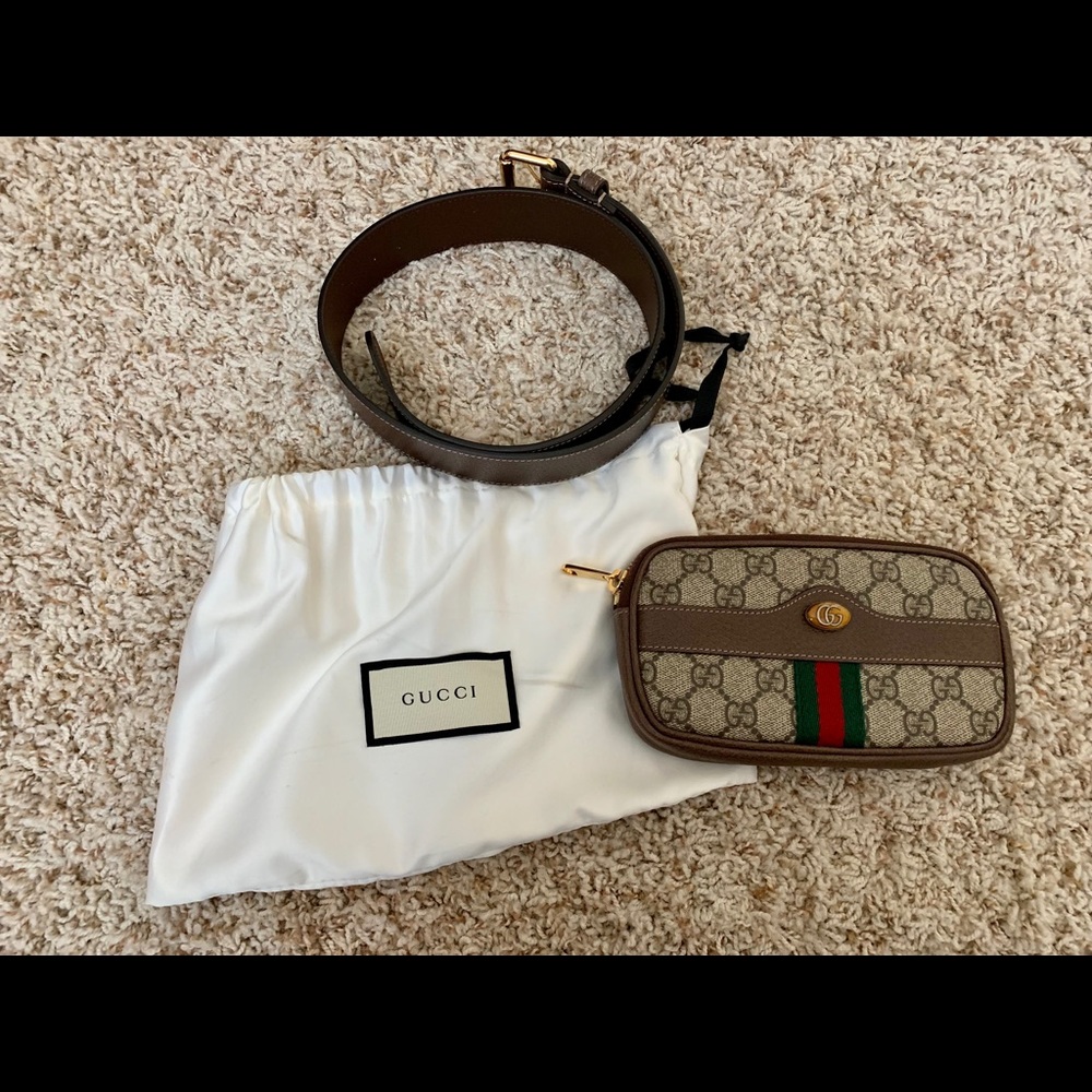 SOLD Gucci Ophidia belt bag